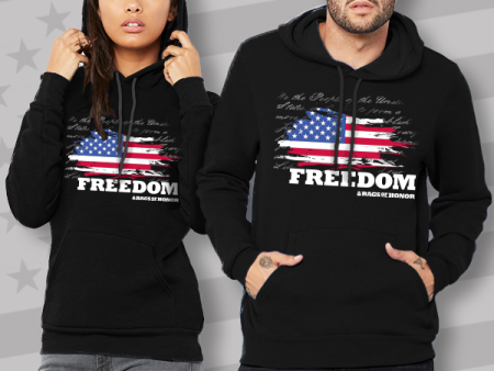 Freedom Unisex Pullover Hoodie Fashion