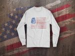 RoH American Flag with Logo Unisex Long Sleeve T-Shirt Cheap