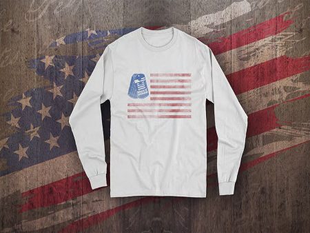 RoH American Flag with Logo Unisex Long Sleeve T-Shirt Cheap