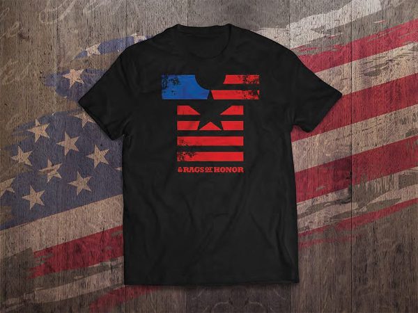 RoH T-Shirt Flag Graphic Short Sleeve T-Shirt Supply