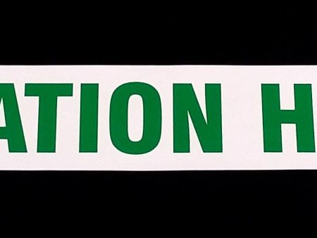 Decal - INHALATION HAZARD - Green on White - NH3 Safety Decal Hot on Sale