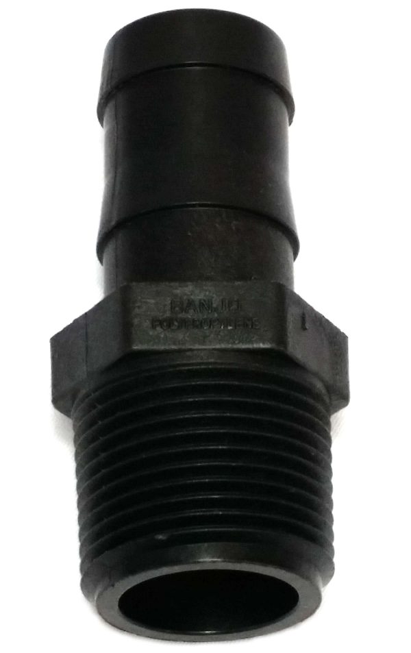 Banjo HB100 - 1  NPT X 1  Poly Hose Barb - Schedule 80 Sale