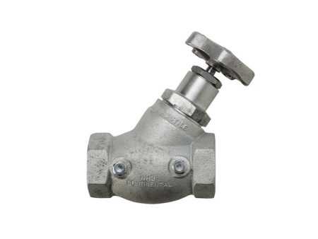 Continental NH3 - 1-1 2  45 Degree Globe Valve - A-2550-H - 1-1 2 FPT X 1-1 2  FPT Online now