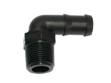 Banjo HB125-90 - 1-1 4  NPT X 1-1 4  Poly Hose Barb 90Degree - Schedule 80 on Sale