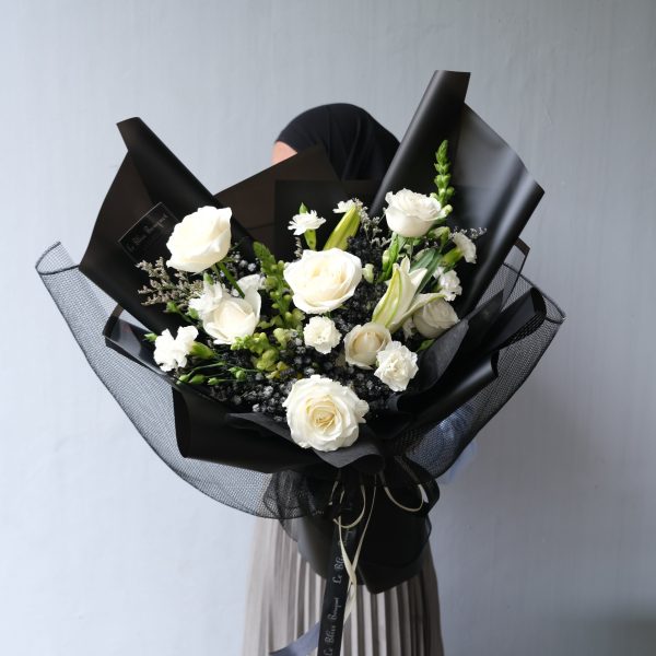 Monochrome Bouquet Fashion