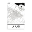 La Plata Street Map Poster Cheap