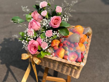 Hermosa Rattan Fruit Box For Sale