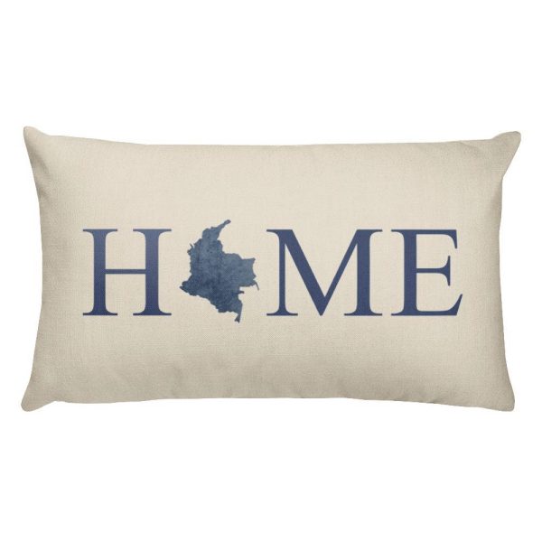 Colombia Map Pillow – Modern Map Art Hot on Sale