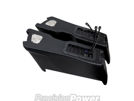 Precision Power HD14.SBWL Clutch Side & HD14.SBWR Brake Side Saddlebag Powered Subs For 2014-2023 Harley Davidson® Touring Models [ HD14 SBWL HD14 SBWR XD ][ HD14SBWL HD14SBWR XD ] Online Hot Sale