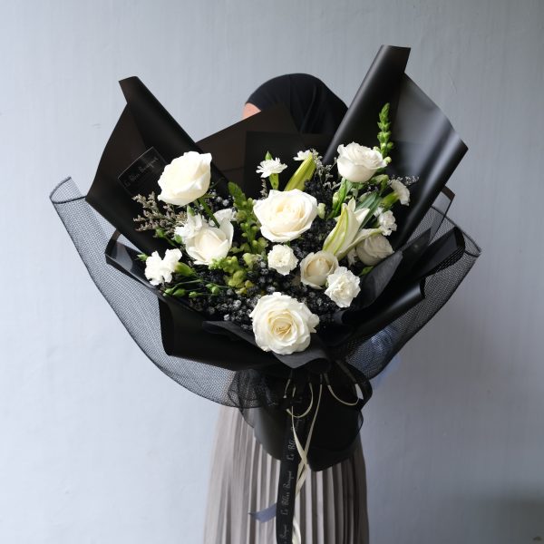 Monochrome Bouquet Fashion