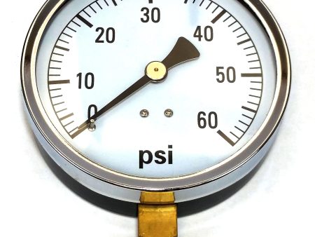 Valley Industries - 4  - 60 P.S.I. General Service - Dry Pressure Gauge - 4124DSB60 Online Hot Sale