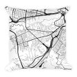 Caracas Map Throw Pillow Discount