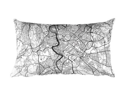 Rome Map Throw Pillow Online now