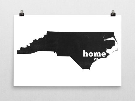 North Carolina Home State Map Art Online Sale