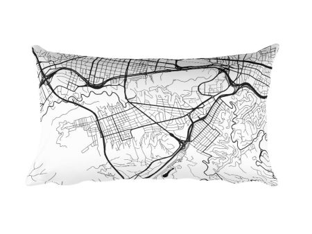 Caracas Map Throw Pillow Discount