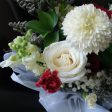 Red White in Black Bouquet on Sale