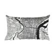 Philadelphia Map Pillow – Modern Map Art For Sale