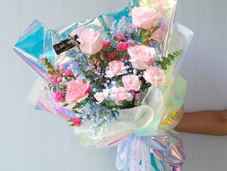 Pink Hologram Bouquet For Discount