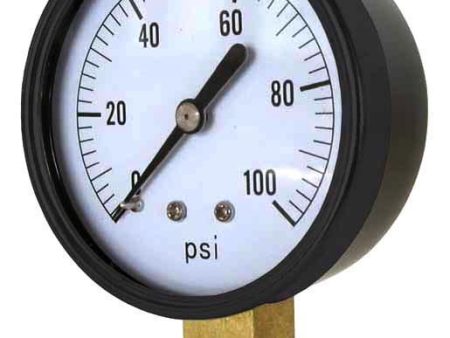 Valley Industries - 2-1 2  - 100 P.S.I. General Service - Dry Pressure Gauge - 2124DAB100 Cheap