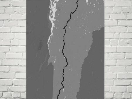 The Long Trail Map Art Prints Fashion