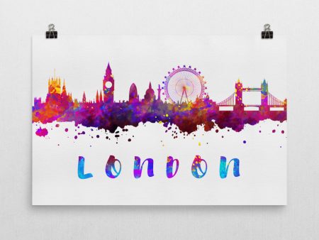 London Skyline Art Print Online now