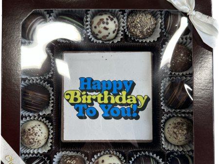 Happy Birthday Truffle Box Sale