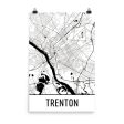 Trenton New Jersey Street Map Poster Online Hot Sale