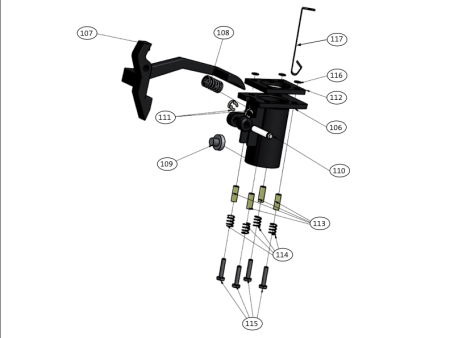 Mahlkoenig Kleinteile Klemmhebel  EK43, set Discount