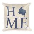 Colombia Map Pillow – Modern Map Art Hot on Sale