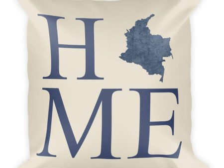 Colombia Map Pillow – Modern Map Art Hot on Sale