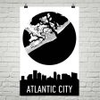 Atlantic City Skyline Silhouette Art Prints Online