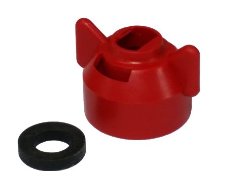 Hypro - CAP00-04 - Standard Cap with Gasket - Red For Discount