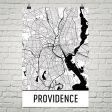 Providence RI Street Map Poster Online Sale