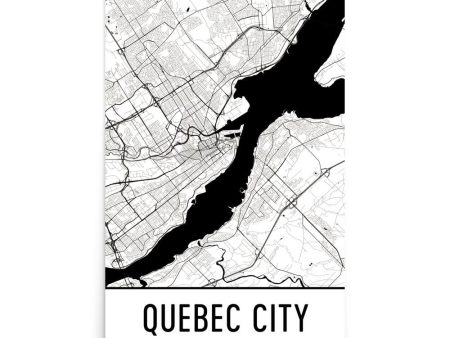 Quebec Street Map Poster Fashion