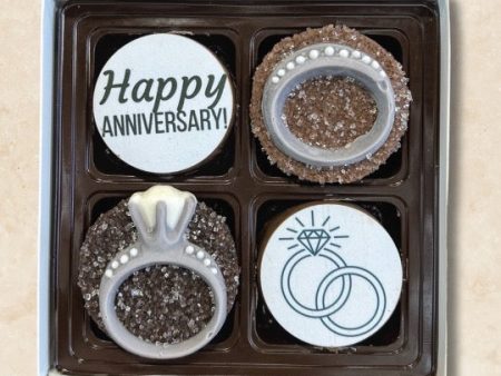 4 pc “Happy Anniversary” Oreo Box Online Sale