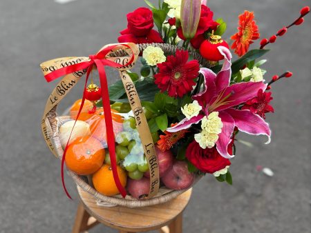 Festive Lunar Mixed Fruit Basket Discount