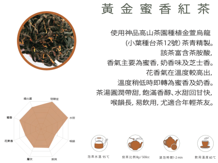 Summus Taiwan Alpine Organic Golden Honey Black Tea   神品有機臺灣高山黃金蜜香紅茶 Fashion