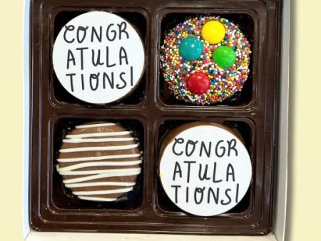 4 pc “Congratulations” Oreo Box For Sale