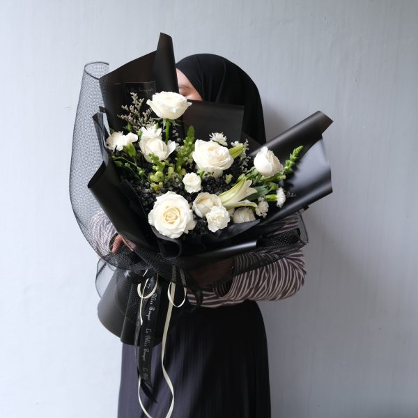 Monochrome Bouquet Fashion