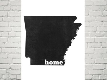 Kansas Home State Map Art Online Sale