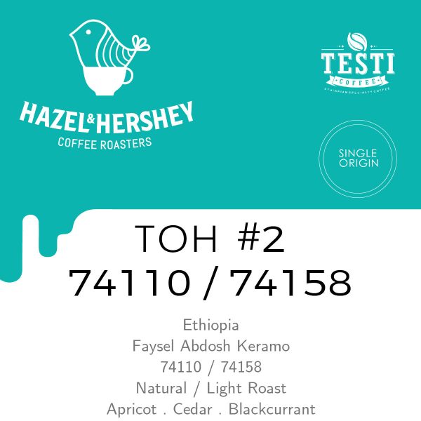 Ethiopia TOH #2 Faysel Abdosh Keramo 74110   74158 Natural For Cheap