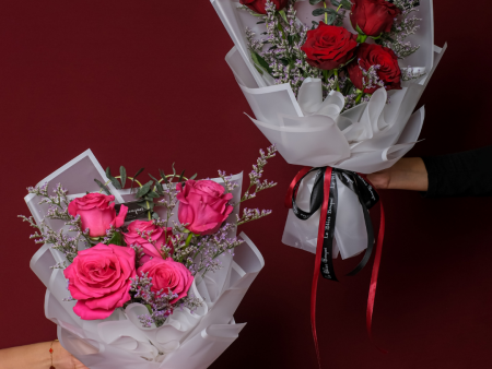 Blissful Ecuadorian Roses Bouquet Sale