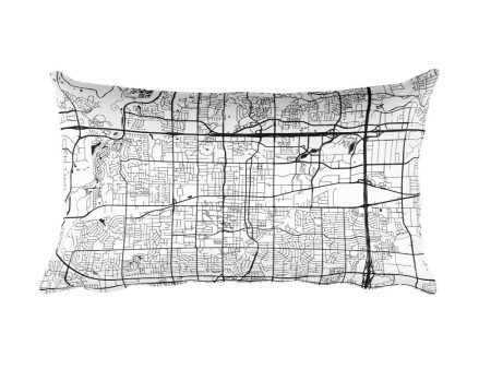 Arlington Map Throw Pillow Hot on Sale