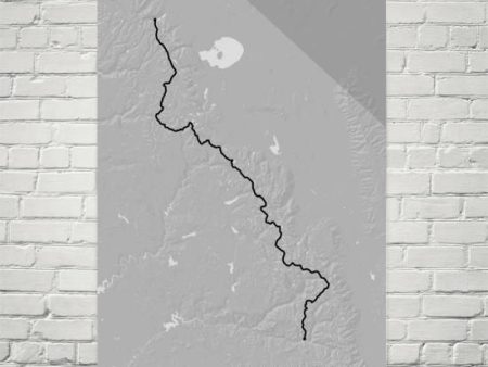 Sierra High Route Map Art Prints Online Hot Sale