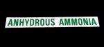 Decal - ANHYDROUS AMMONIA - Green on White - NH3 Safety Decal Cheap