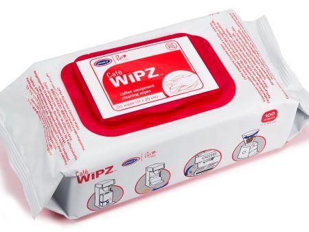 Urnex | Café Wipz equipment cleaning wipes (100 wipes) Online Hot Sale