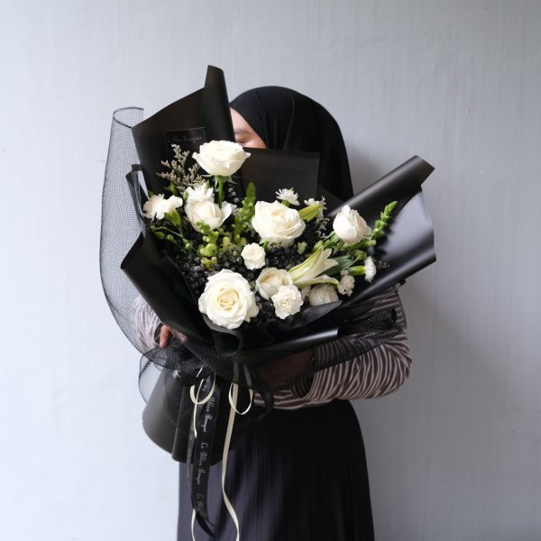 Monochrome Bouquet Fashion