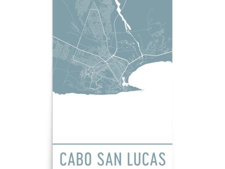 Cabo San Lucas Street Map Poster For Cheap