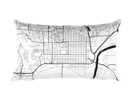 Manhattan Map Throw Pillow on Sale