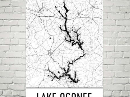 Lake Oconee GA Art and Maps Sale